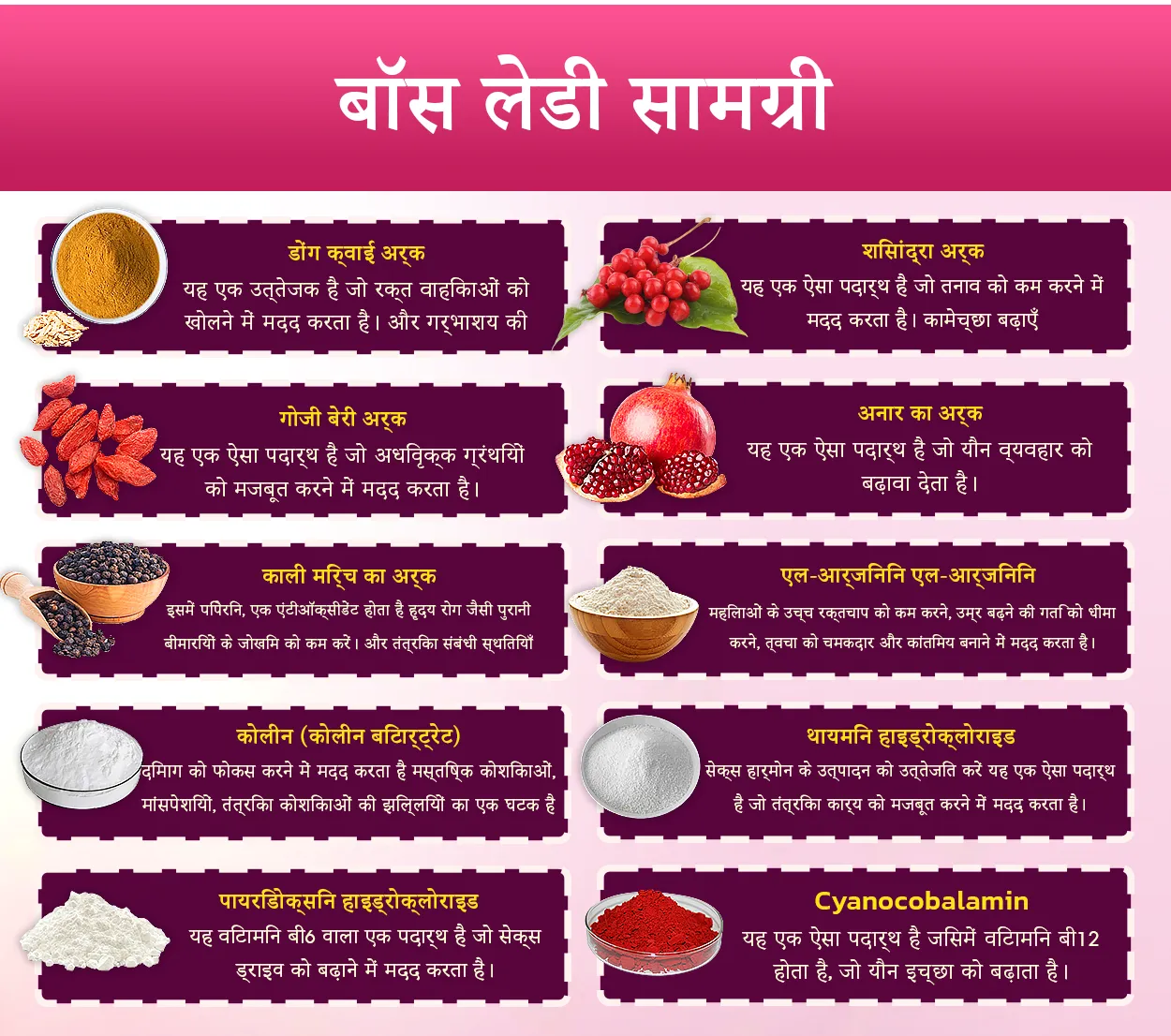 बॉस लेडी सामग्री
